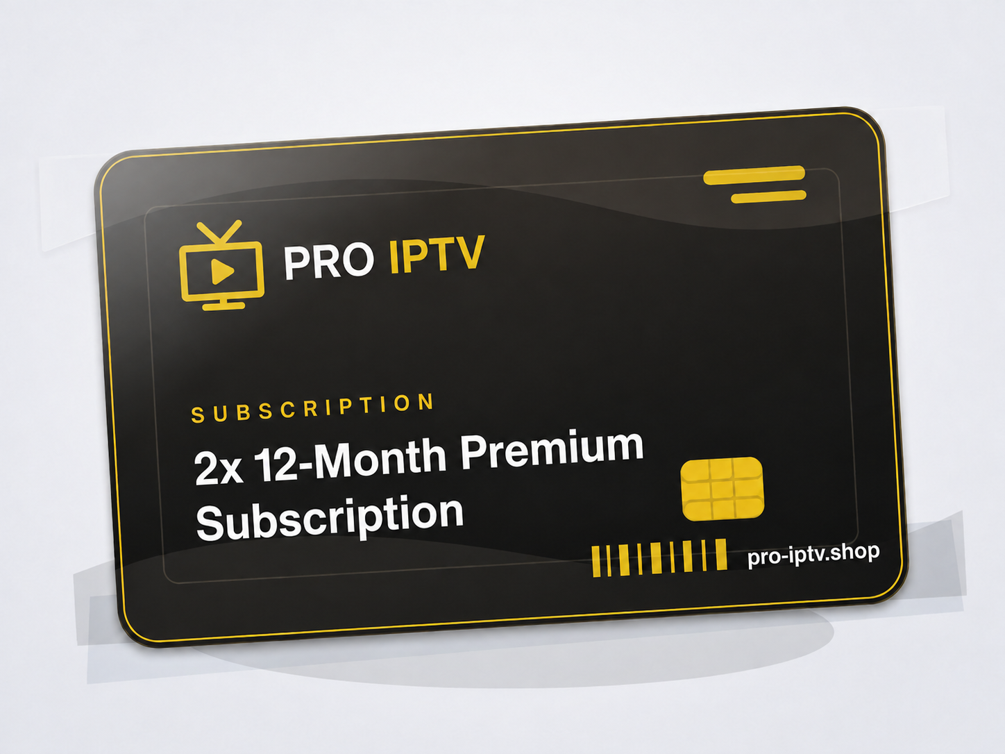 IPTV 12 Monate Premium Abonnement für 2 Geräte
