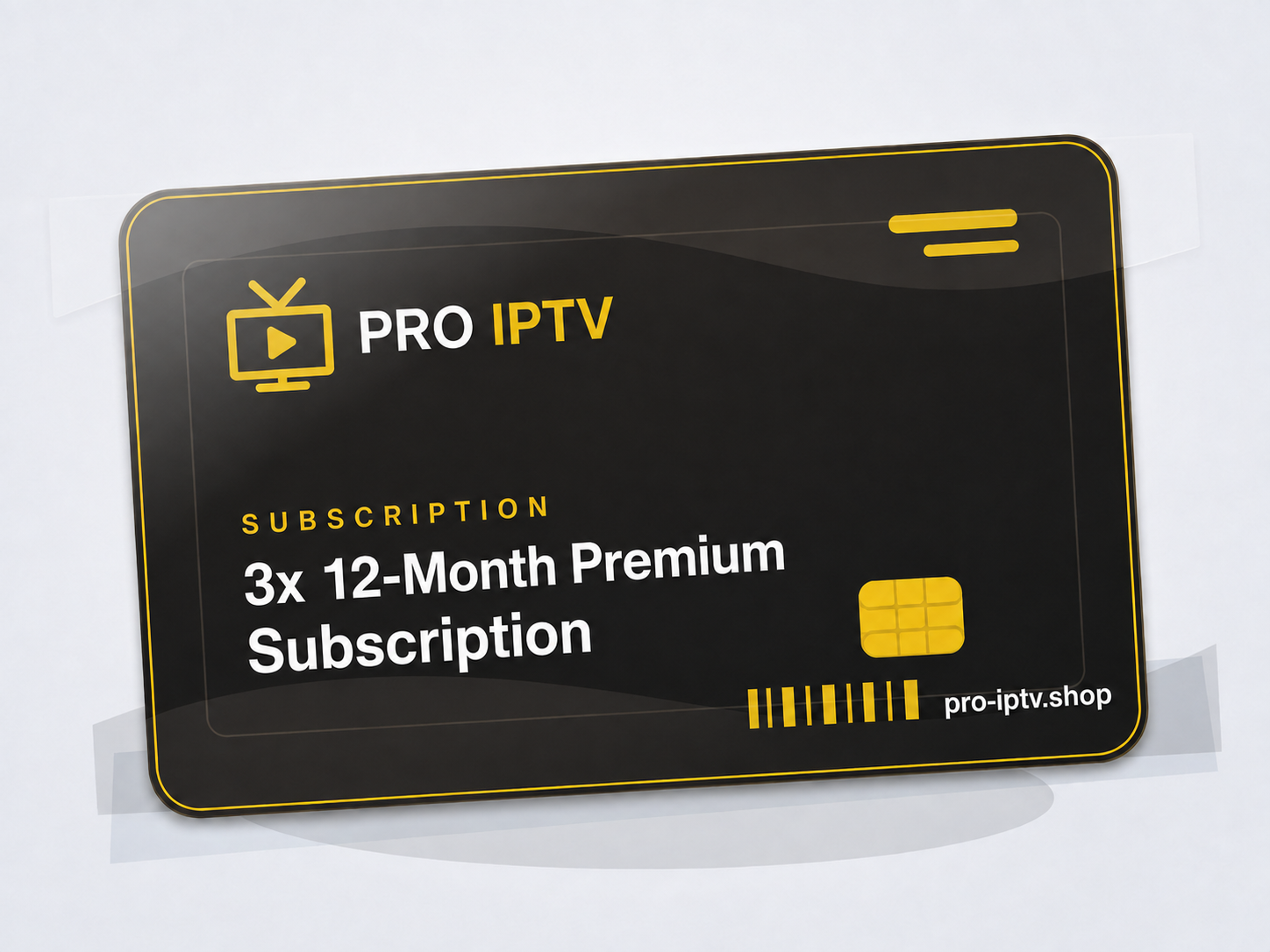 IPTV 12 Monate Premium Abonnement für 3 Geräte