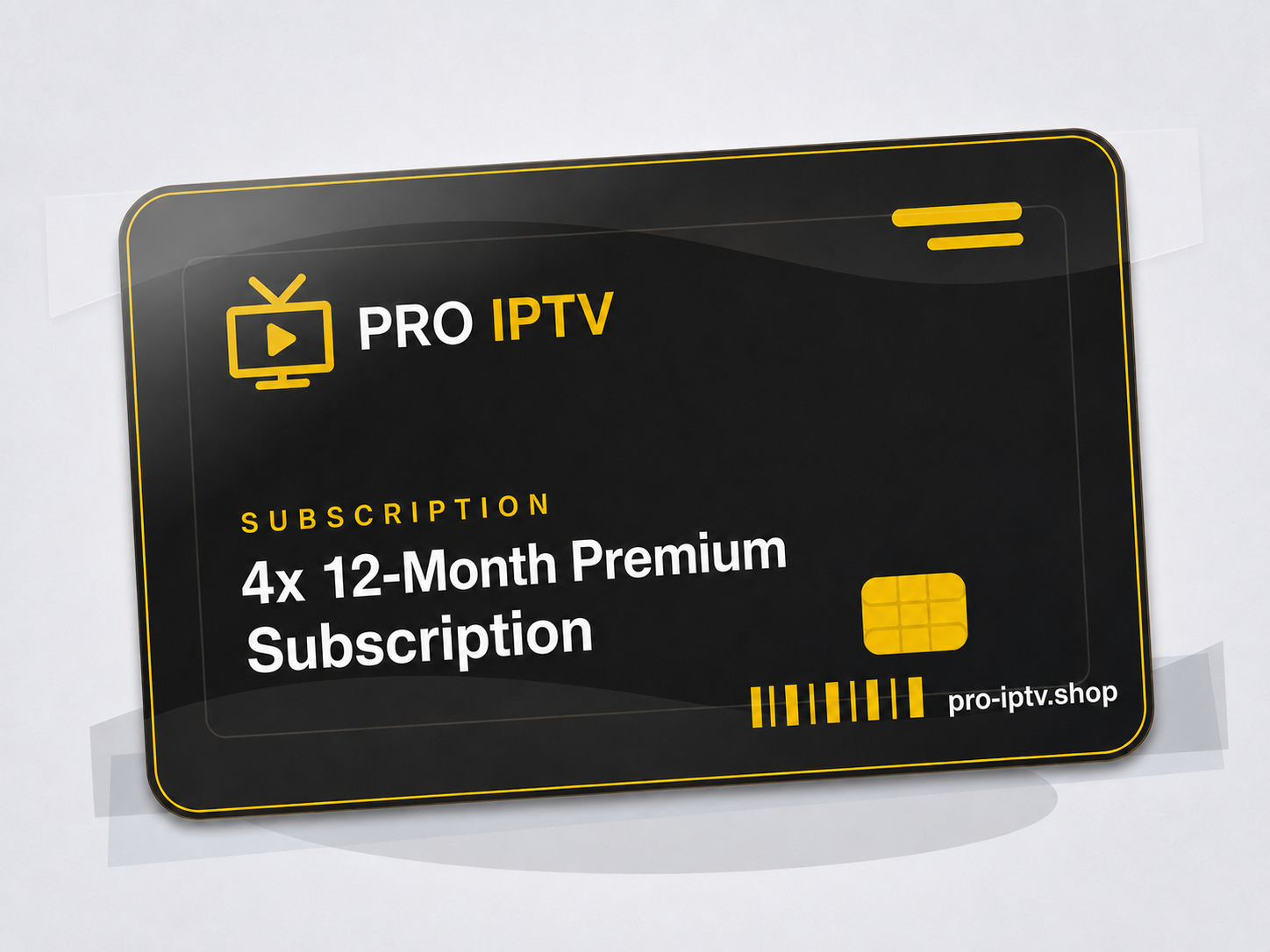 IPTV 12 Monate Premium Abonnement für 4 Geräte